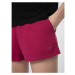 Dámské teplákové kraťasy 4F SHORTS CAS F175-53S-DARK PINK