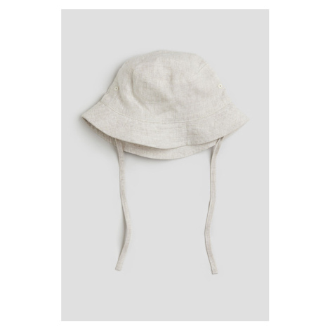 H & M - Letní klobouček - béžová H&M