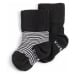 KipKep dětské ponožky Stay-on-Socks 0-6m 2páry Black Stripes