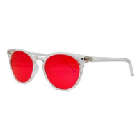 Sleep-2R stylové brýle proti modrému a zelenému světlu, červené
