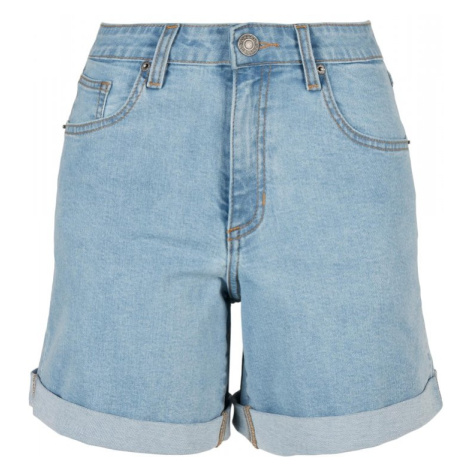Ladies Organic Stretch Denim 5 Pocket Shorts - clearblue bleached Urban Classics