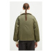 Oboustranná péřová bunda s příměsí vlny Visvim Liner Jkt Jacquard Blanket zelená barva, 32510501