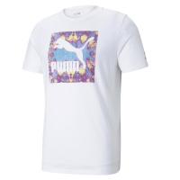 Graphic Tee Summer Streetwear Puma White