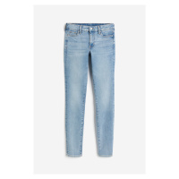 H & M - Skinny Regular Ankle Jeans - modrá