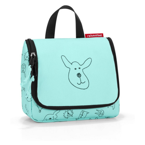 Dětská kosmetická taštička Reisenthel Toiletbag S kids Cats and dogs mint