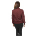 Dámská bunda // Urban classics Ladies Diamond Quilt Nylon Jacket burgundy