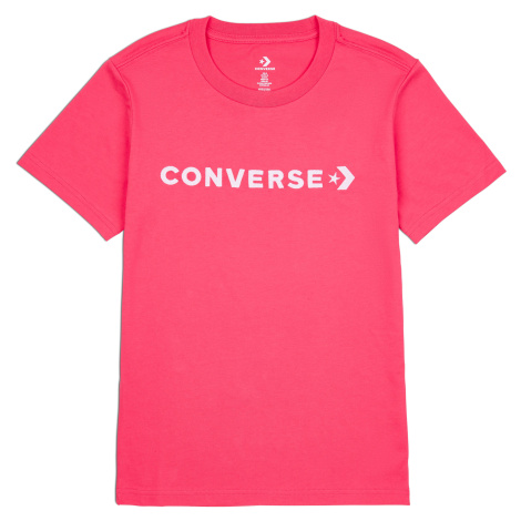 converse GLOSSY WORDMARK TEE Dámské tričko US 10023720-A03