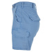 Ladies High Waist Cargo Shorts - horizonblue