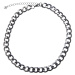 Velký řetízkový náhrdelník - stříbrné barvy