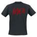 Slayer Classic Logo Distressed Tričko černá