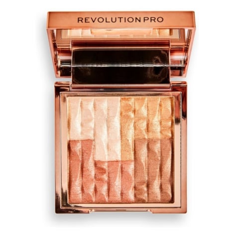 Revolution Pro - Goddess Glow Shimmer Brick Sublime Bronzery 8 g Světle hnědá unisex