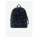 Modro-černý dámský vzorovaný batoh Desigual Onyx Mombasa Mini - Dámské