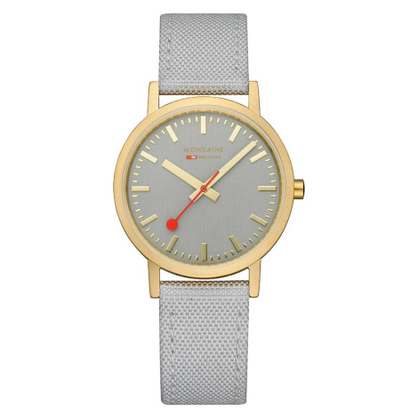 Mondaine A660.30314.80SBU Classic Gray And Gold 36mm 3ATM