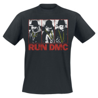 Run DMC Photo Poster Tričko černá