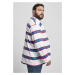 Pánské tričko dlouhý rukáv // Urban classics Light Stripe Oversized LS white/sportyblue