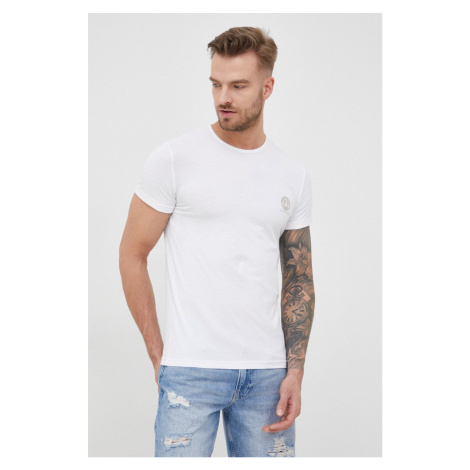 Tričko Versace bílá barva, s potiskem, AU10193