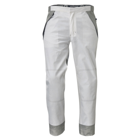 Cerva Montrose Pánské pracovní kalhoty 03020379 bílá/šedá Červa