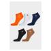 PONOŽKY GANT SHIELD SNEAKER SOCKS 5-PACK oranžová