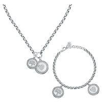 Morellato Fashion ocelová sada šperků Love S0R31 (náhrdelník + náramek)