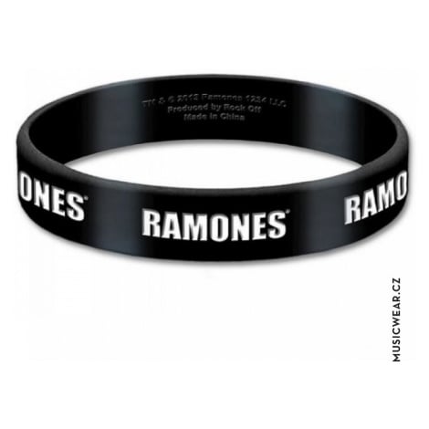 Ramones silikonový náramek, Logo RockOff