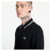 Tričko FRED PERRY Long Sleeve Twin Tipped Shirt Black