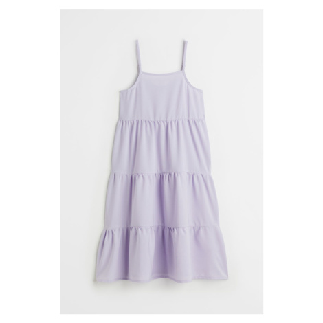 H & M - Šaty ze sešitých volánků - fialová H&M
