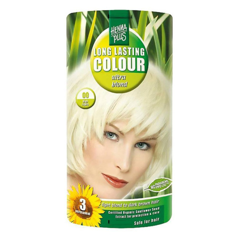 HENNA PLUS Přírodní barva na vlasy 00 Ultra blond zesvětlující 140 ml HennaPlus
