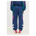 Tepláky Martine Rose Panelled Trackpant modrá barva, vzorované, 154WP01511