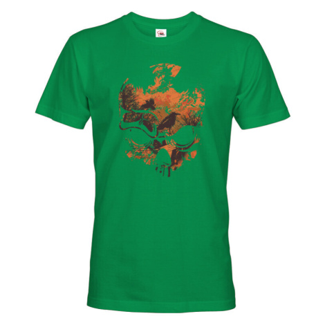 Pánské tričko Lebka - perfektní tričko pro milovníky fantasy triček BezvaTriko