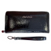 Angela Moretti luxusní lakovaná peněženka - Černá 780 - 2 Black