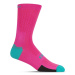 Ponožky GIRO HRC Team Neon Pink/Screaming Teal