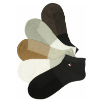 Kvalitní kotníčkové kotníčkové bavlněné ponožky CM150 - 3 páry vícebarevná