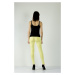 Legíny Lumide Exclusive Wear s kapsami a poutky barva žlutá
