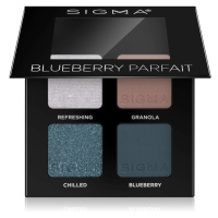 Sigma Beauty Quad paletka očních stínů odstín Blueberry Parfait 4 g