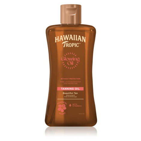 Hawaiian Tropic Glowing Oil Tanning tělový olej na prodloužení opálení 200 ml