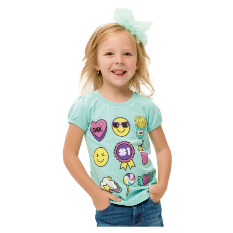 Dívčí tričko - WINKIKI WKG 92557, mentolová Barva: Zelinkavá