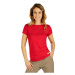 Dámské tričko s krátkým rukávem Litex 5D220 | červená