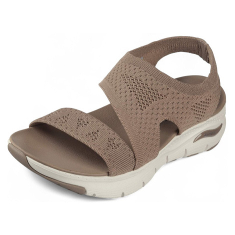 DÁMSKÉ SANDÁLY SKECHERS 119458 HNĚDÁ