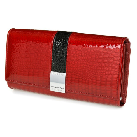Dámská kožená peněženka Alessandro Paoli G32 červená