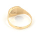 Pánský prsten ze žlutého zlata PP008F + DÁREK ZDARMA