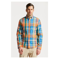 KOŠILE GANT REG UT COLORFUL MADRAS SHIRT oranžová