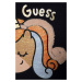 Dětská bavlněná mikina Guess tmavomodrá barva, s potiskem