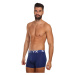 3PACK pánské boxerky Styx long sportovní guma tmavě modré (3U968)