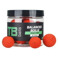 TB Baits Vyvážené Boilie Balanced + Atraktor Peach Liver 100 g 20-24 mm Hmotnost: 100g, Průměr: 