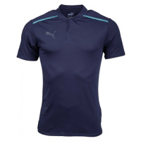 Puma TEAMCUP CASUALS POLO Pánské polo tričko, tmavě modrá, velikost