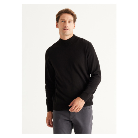 Altinyildiz Classics Half Turtleneck Standard Black Men's Sweater AC&Co / Altınyıldız Classics