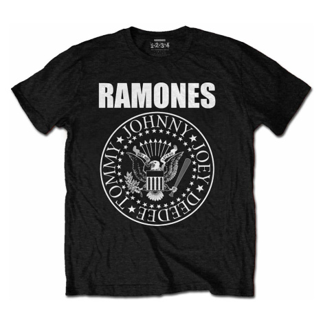 Ramones tričko, Presidential Seal Black, dětské RockOff