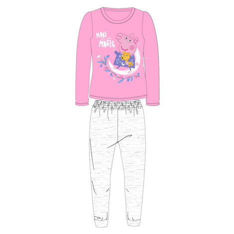 Prasátko Pepa licence Dívčí pyžamo Prasátko Peppa 5204888, růžová Barva: Růžová Prasátko Pepa - licence