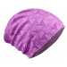 Dívčí fleecová čepice, spadená - Unuo SHARP, fialková Barva: Fialková