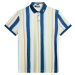 J.Lindeberg Tour Tech Reg Fit Print Mens Painted Wax Stripe Yellow Polo košile